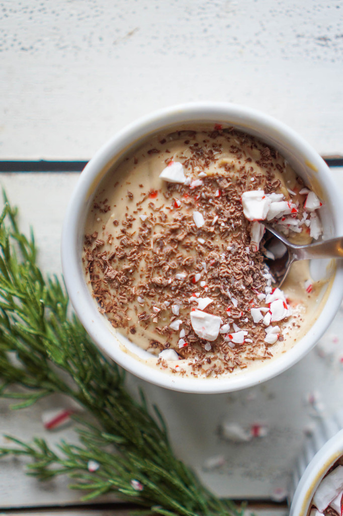 Ricotta Cappuccino Whip with Peppermint + Chocolate