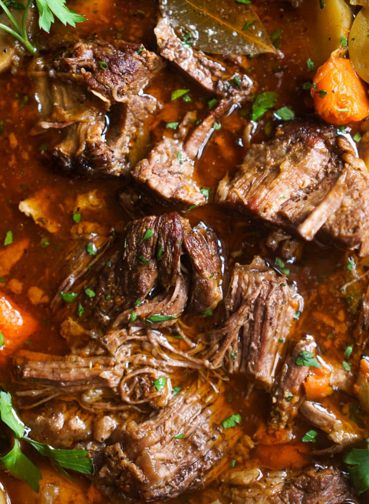 Skillet Beef Short Rib Pot Roast (Whole30)