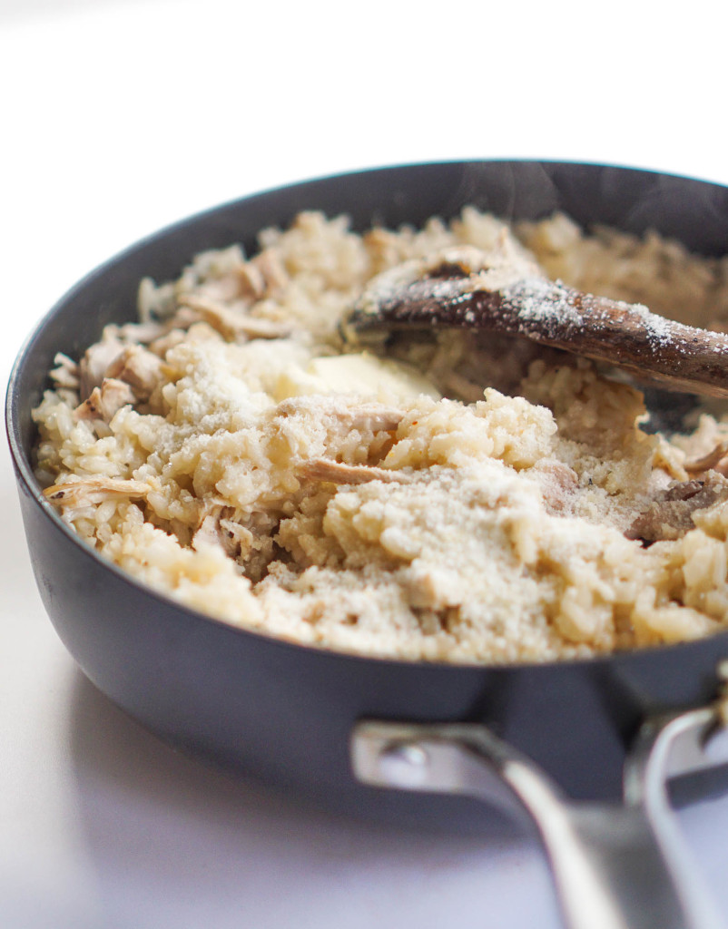 Roasted Chicken & Basil Balsamic Risotto