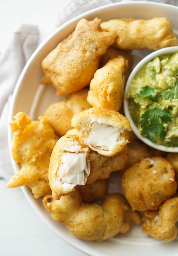 Beer Battered Fried Fish Bites