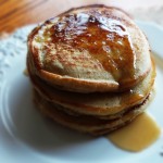 Low-fat Eggnog Pancakes