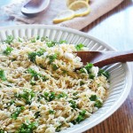 Dijon Lemon Orzo Pasta Salad