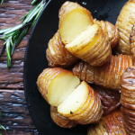 Mini Rosemary Hassleback Potatoes