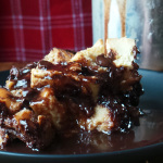 Triple Chocolate Bread Pudding 