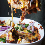 Cheesy Chicken Enchilada Casserole