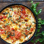 Beefsteak Tomato Tart with Caramelized Onions & Thyme