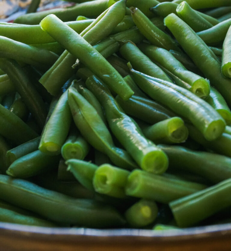 Green Bean Casserole with Tempura Onion Strings