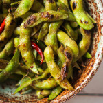 Blistered Edamame with Chili & Garlic