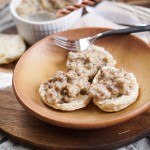 Snowman’s Sausage Gravy & Biscuits