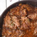 Cast Iron Skillet Braised Beef Short Ribs