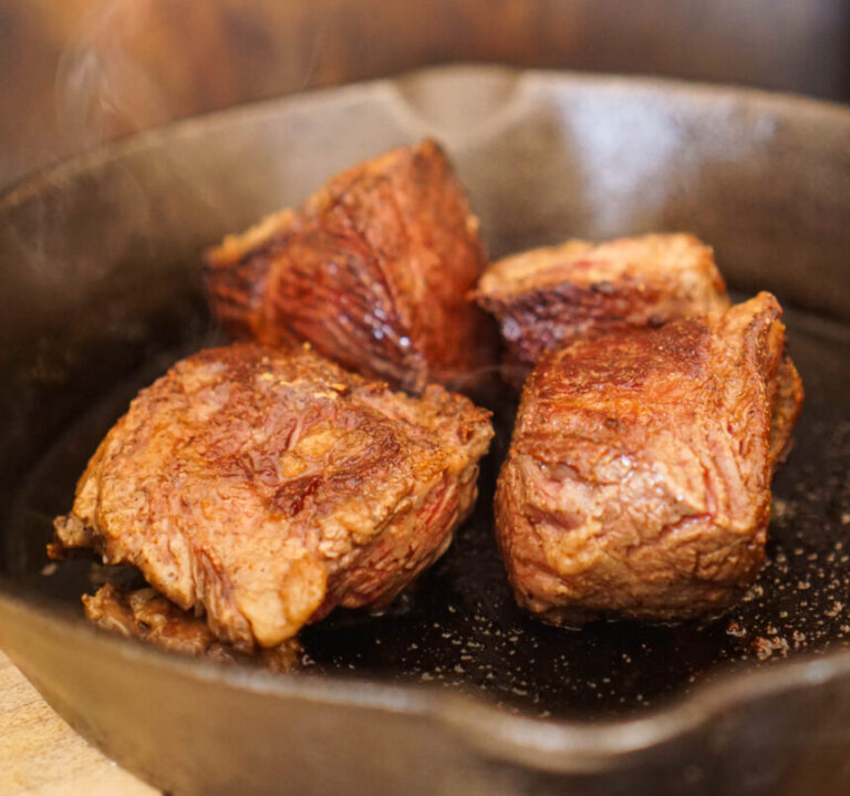 Cast Iron Skillet Braised Beef Short Ribs
