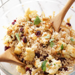 Israeli Couscous with Roasted Cauliflower, Cranberries, & Caramelized Onions