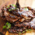 APL Marinated & Grilled Rib-Eye with Parmesan Grilled Potatoes