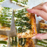 Pecorino Romano & Parmesan Asparagus Tart