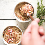 Ricotta Cappuccino Whip with Peppermint + Chocolate