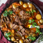 Skillet Beef Short Rib Pot Roast (Whole30)