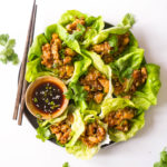 Paleo Chicken & Scallion Lettuce Wraps