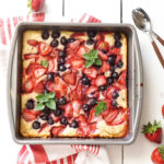 Summer Berry Cobbler Cake