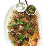 Mediterranean Lamb Meatballs & Farro