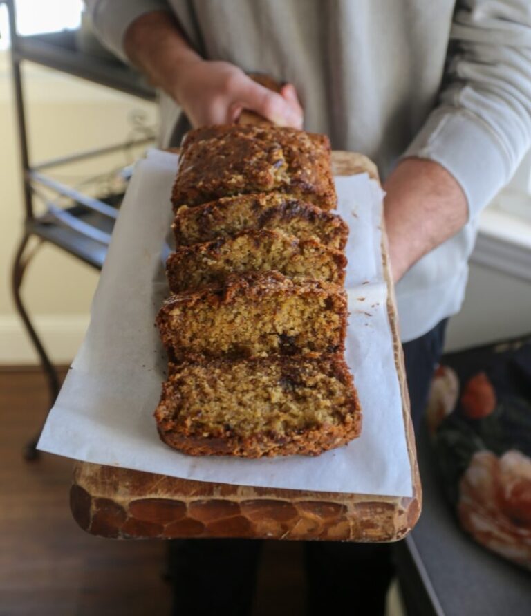Toffee Crunch Banana Bread