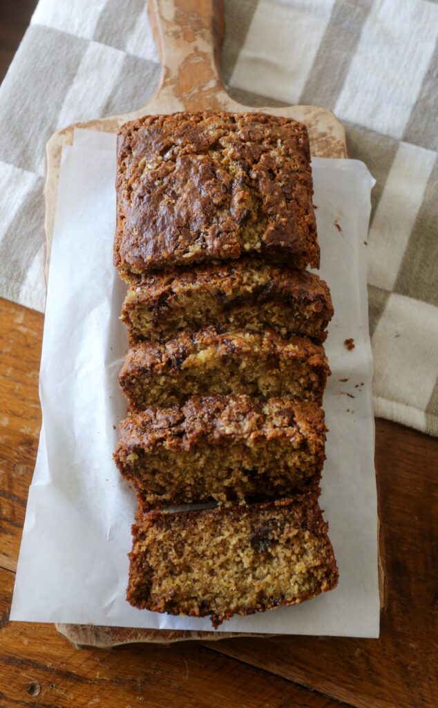 Toffee Crunch Banana Bread