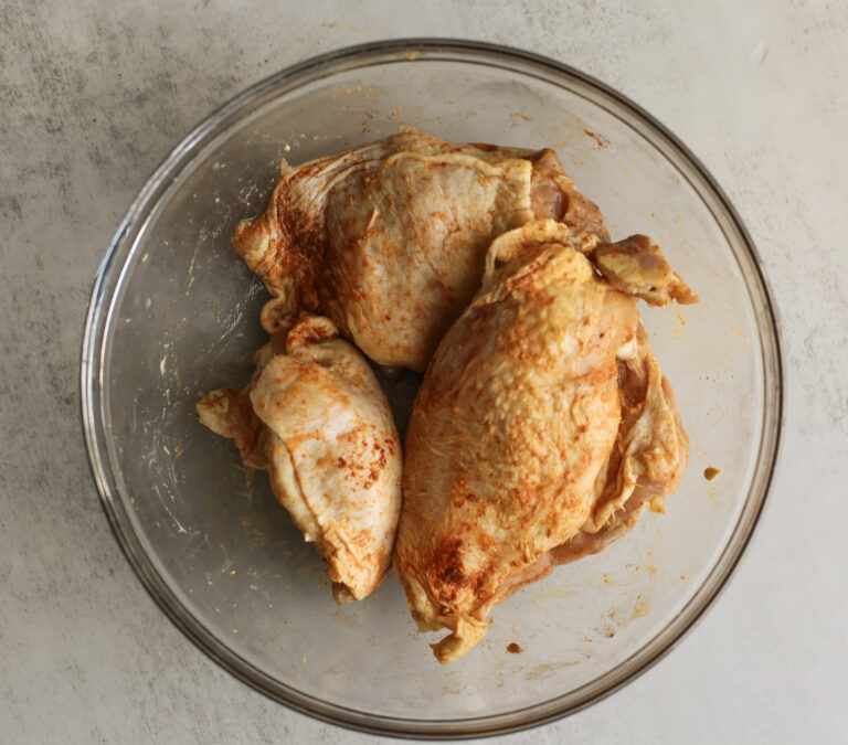Honey Mustard Bourbon Chicken and Rice